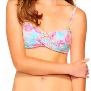 Lilly Pulitzer Jellies Be Jammin Bikini Swim Swimsuit Top Size Large